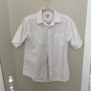 White shortsleeved dress shirt